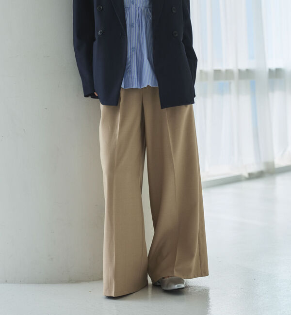 archives「【ＯＮかわ】ウォッシャブルベルト付きスラックス」|チノ|