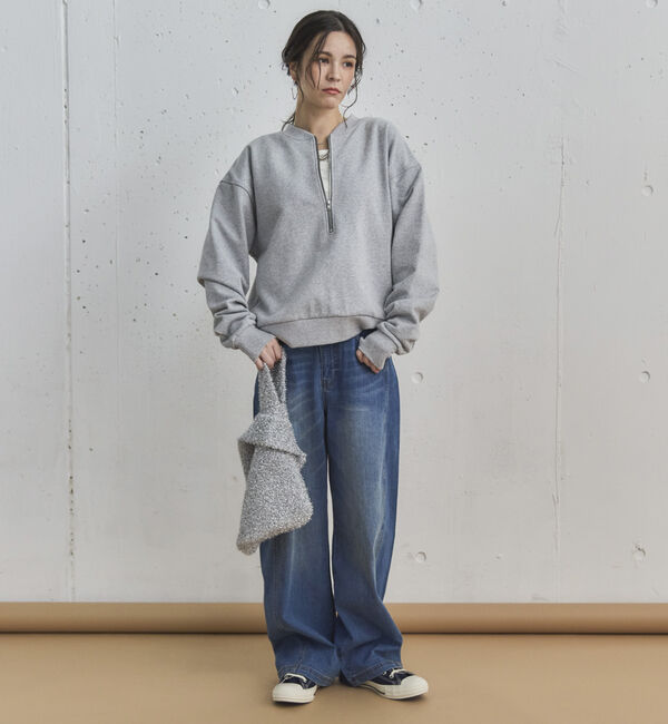 Doux archives「コクーンウエストダブルボタンデニムパンツ」|デニム|