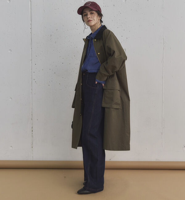 Doux archives「コクーンウエストダブルボタンデニムパンツ」|デニム|