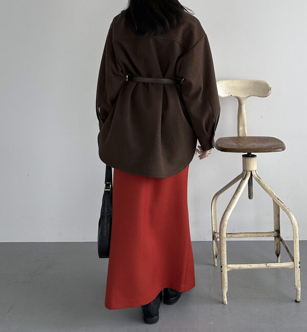 Doux archives「ダブルクロスフロントデザインタイトＳＫ」|スカート|