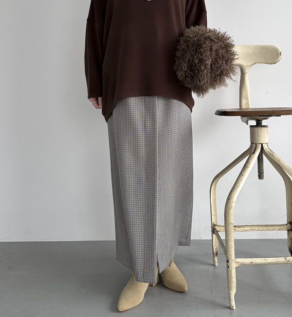 Doux archives「ダブルクロスフロントデザインタイトＳＫ」|スカート|