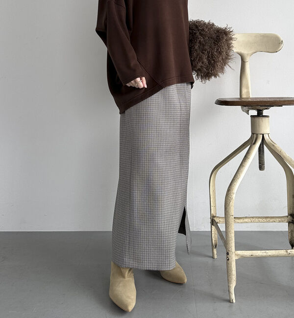 Doux archives「ダブルクロスフロントデザインタイトＳＫ」|スカート|