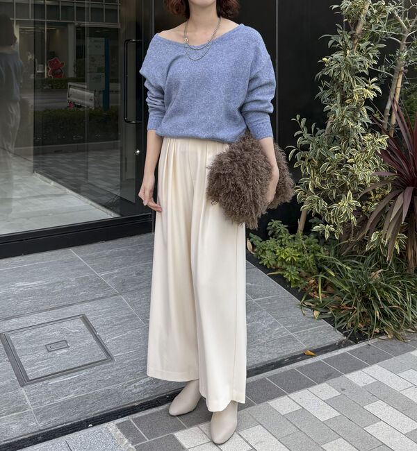 Doux archives「２ＷＡＹラメプルオーバー」|ニット・セーター|