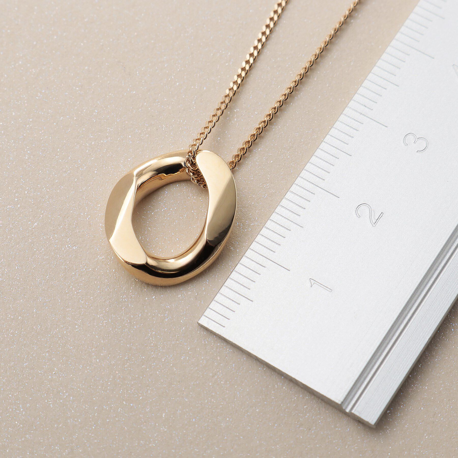 COCOSHNIK「K10キヘイモチーフ ネックレス」|ネックレス|