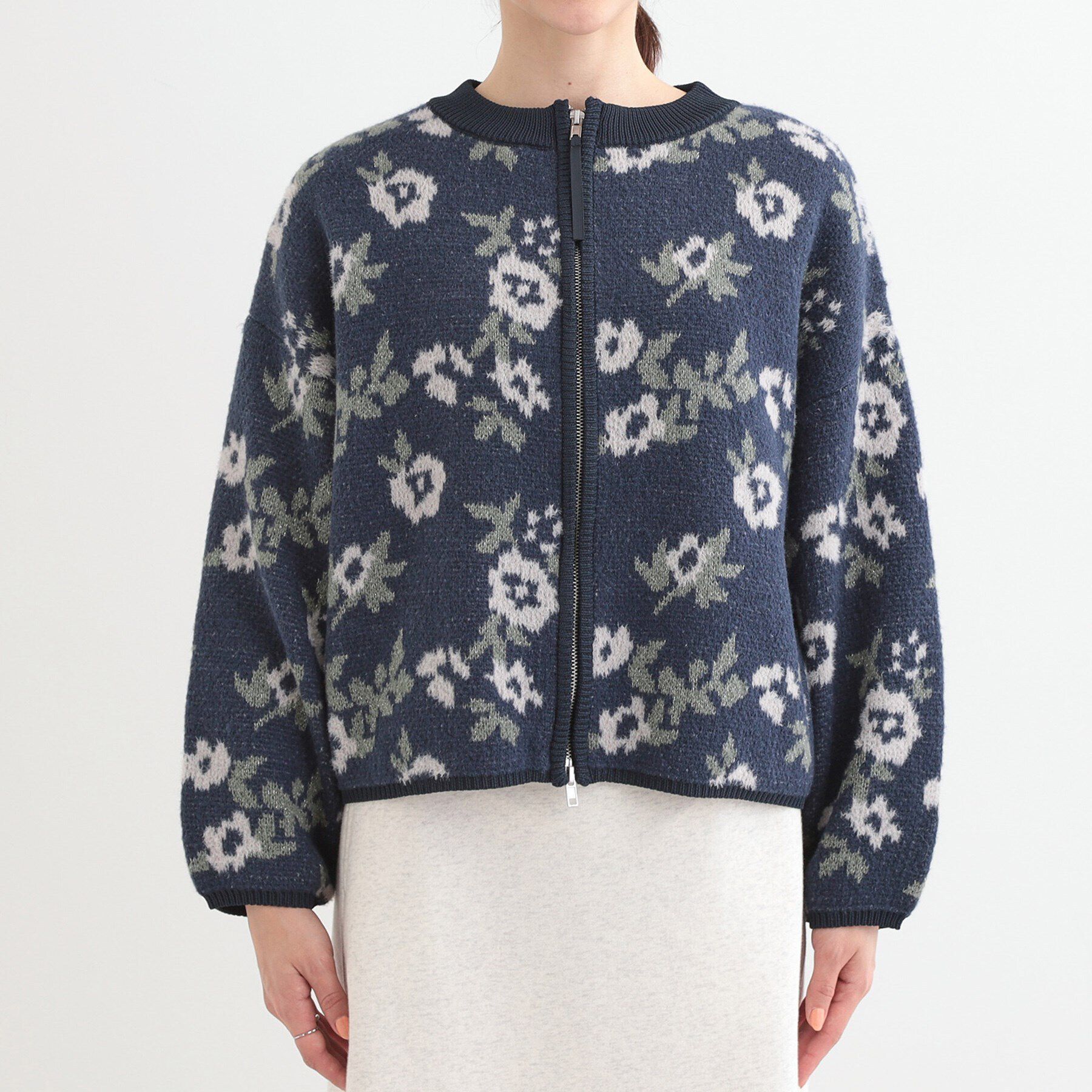 SHOO･LA･RUE「選べる3柄 ダブルZIPカーディガン」|カーディガン|