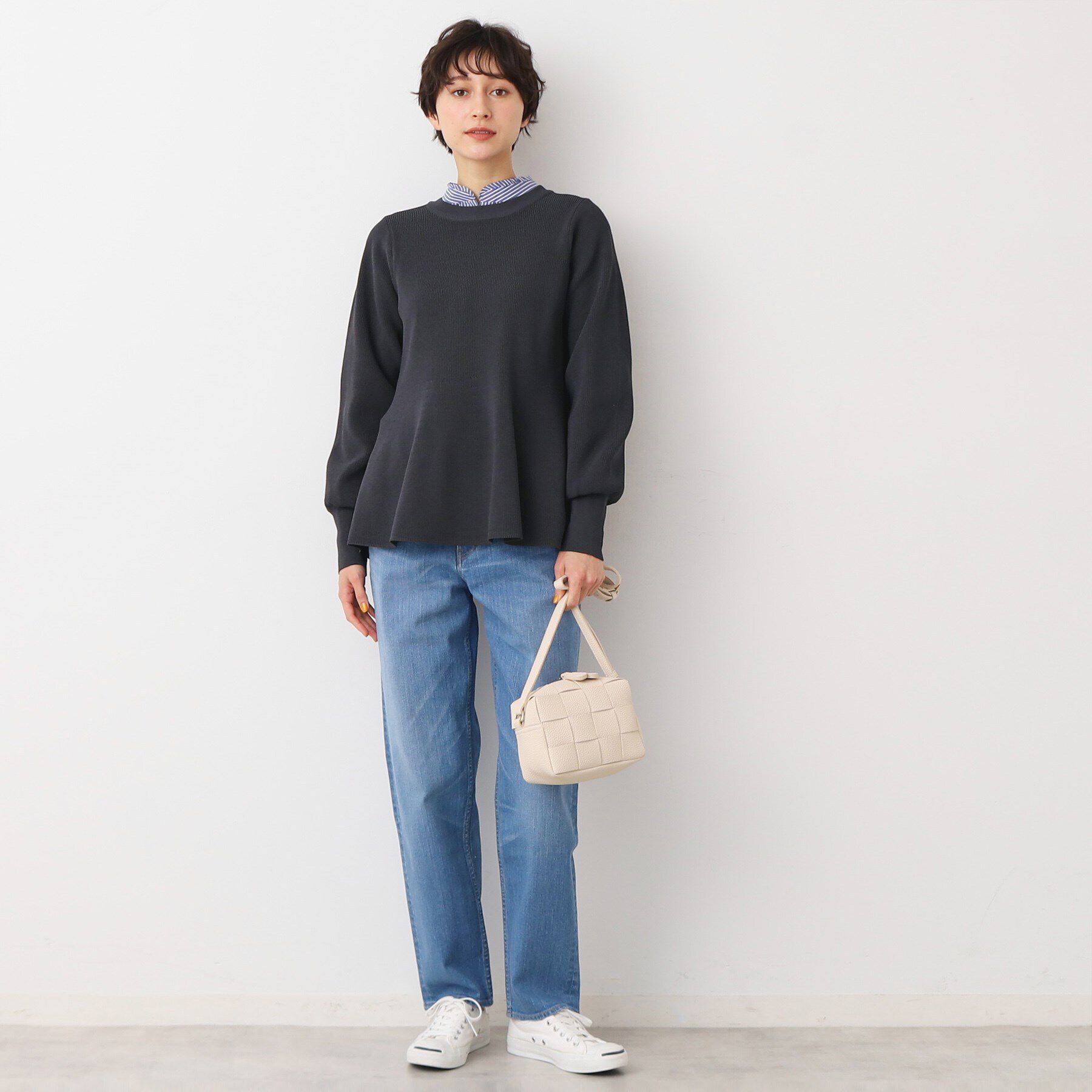 Dessin「【洗える】ペプラムニット」|ニット・セーター|