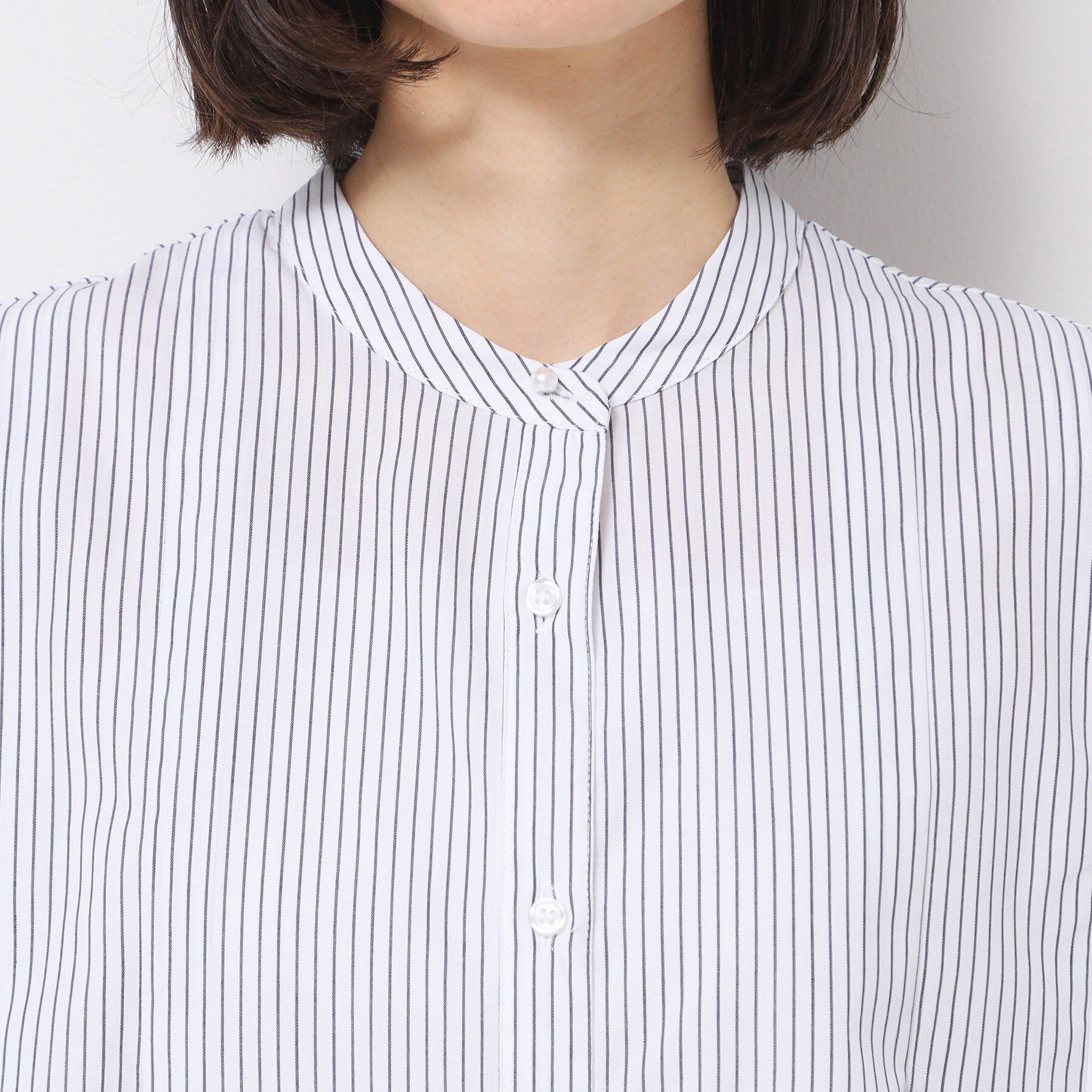 Dessin「【洗える】フレンチスリーブフレアーブラウス（XS～L）」|シャツ・ブラウス|