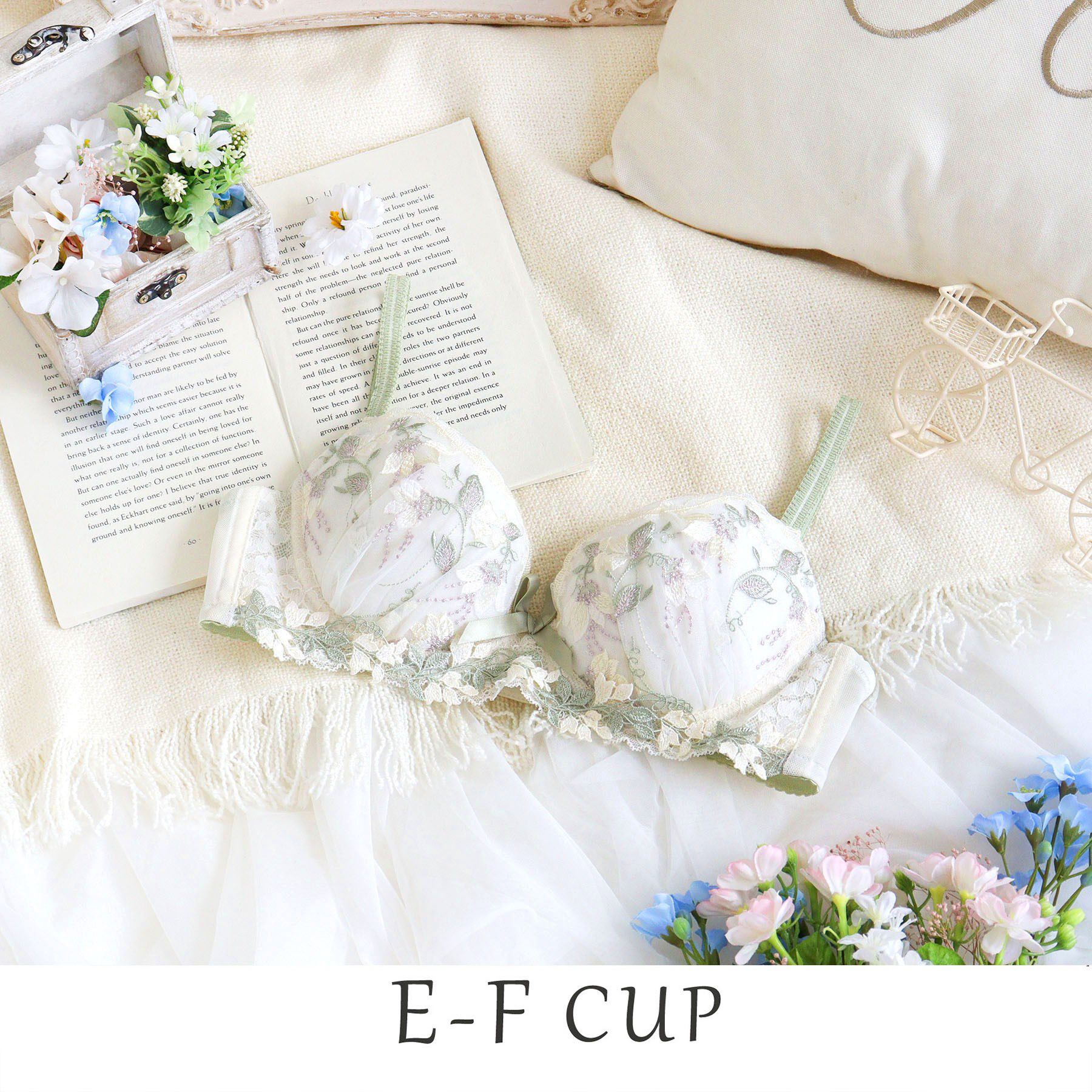 Risa Magli「ソア ブラジャー（E-F）＜スウィートリッチ＞」|インナー|アイボリー(004)