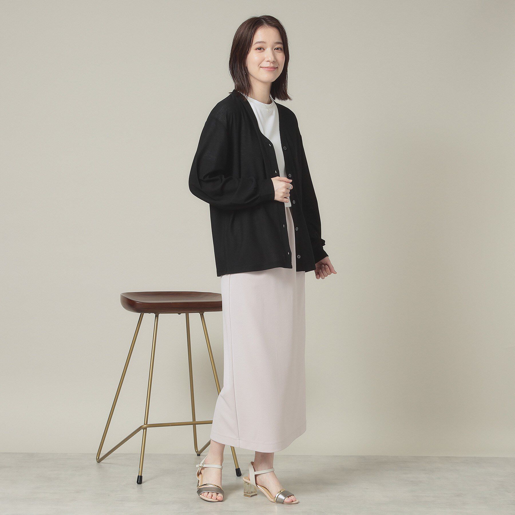 ITS&rsquo;DEMO「【UVカット／手洗い可】Vネックカーディガン」|カーディガン|