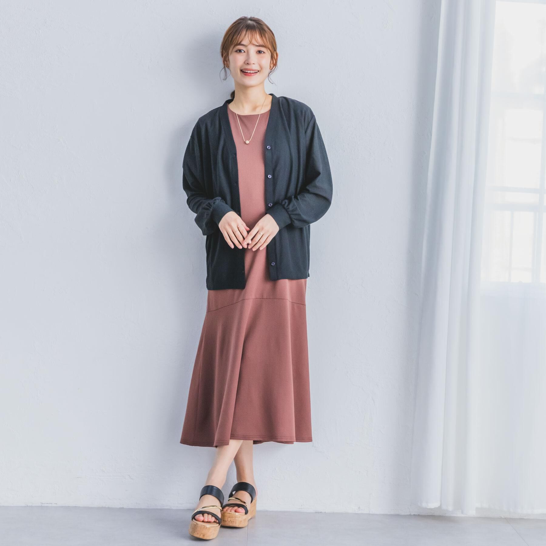 ITS&rsquo;DEMO「【UVカット／手洗い可】Vネックカーディガン」|カーディガン|