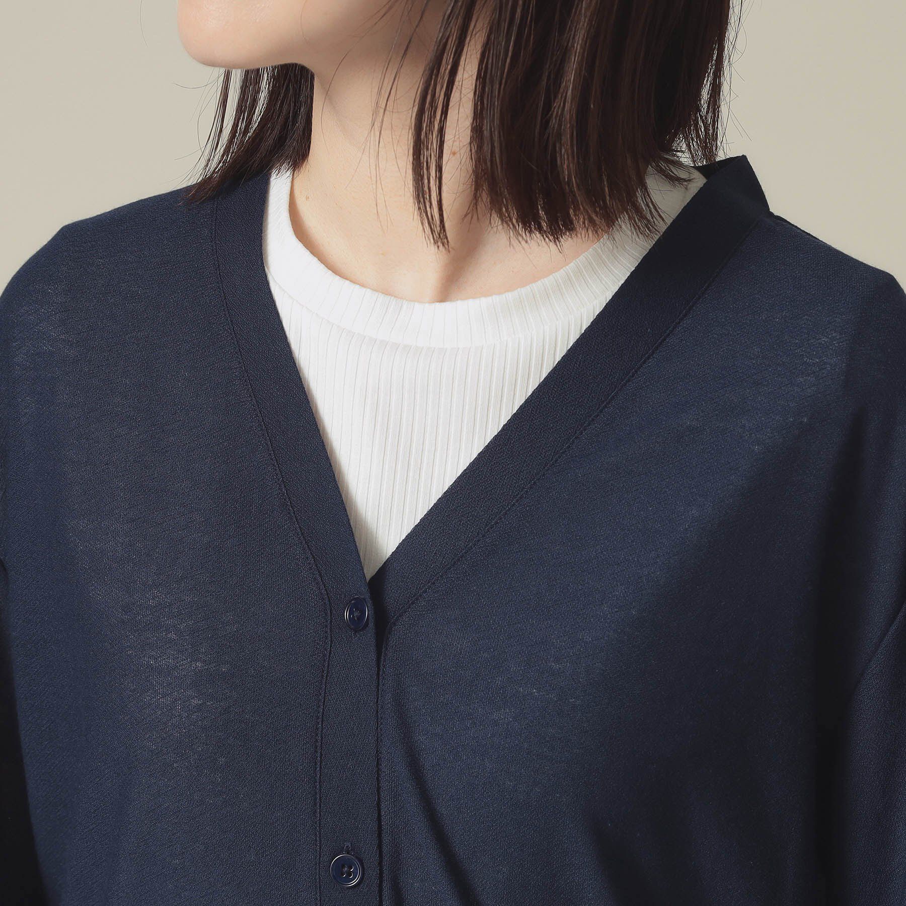 ITS&rsquo;DEMO「【UVカット／手洗い可】Vネックカーディガン」|カーディガン|