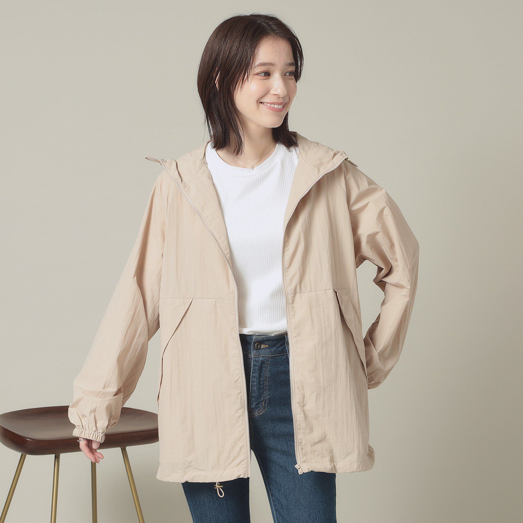 ITS&rsquo;DEMO「【撥水／洗濯機OK】ポケッタブルパーカ＜旅服シリーズ＞」|ブルゾン・スタジャン|