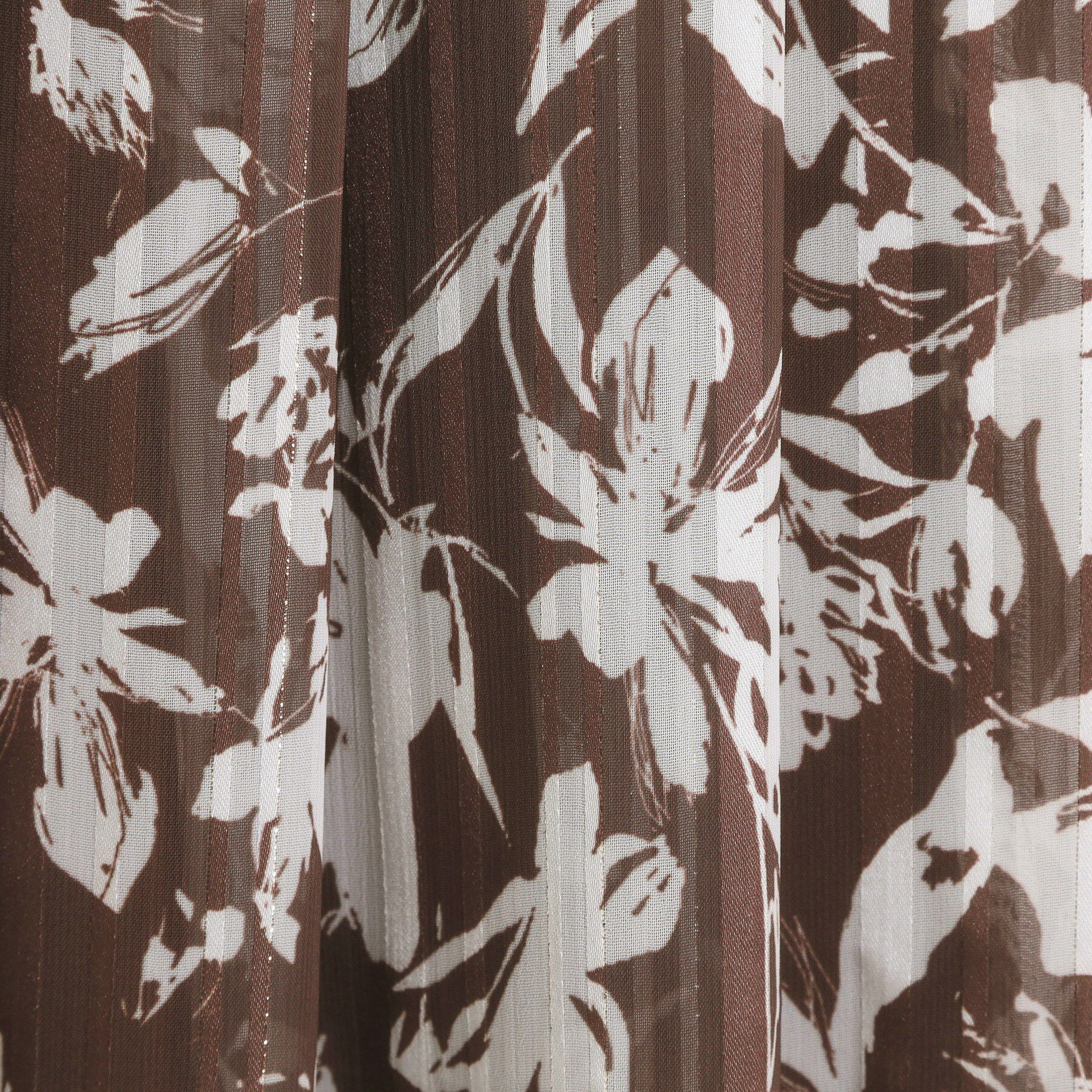 ITS&rsquo;DEMO「【手洗い可／後ろウエストゴム】ラメスト単色花柄スカート」|スカート|