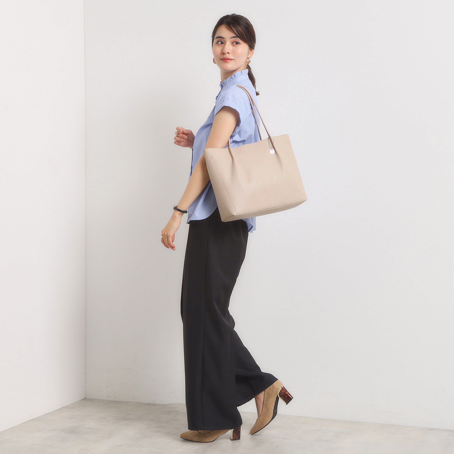 ITS&rsquo;DEMO「【通勤】仕切りA4トート」|トートバッグ|