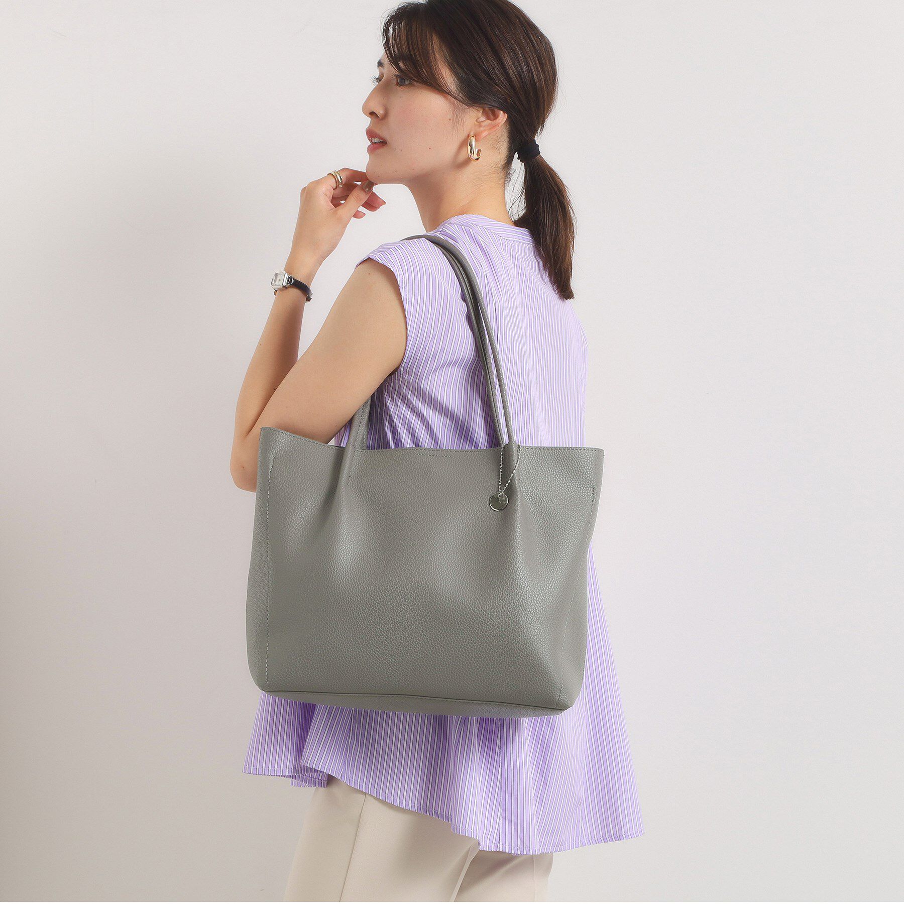 ITS&rsquo;DEMO「【通勤】仕切りA4トート」|トートバッグ|