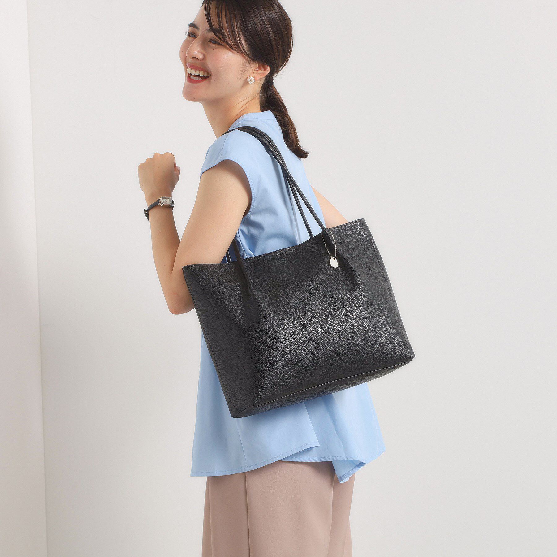 ITS&rsquo;DEMO「【通勤】仕切りA4トート」|トートバッグ|