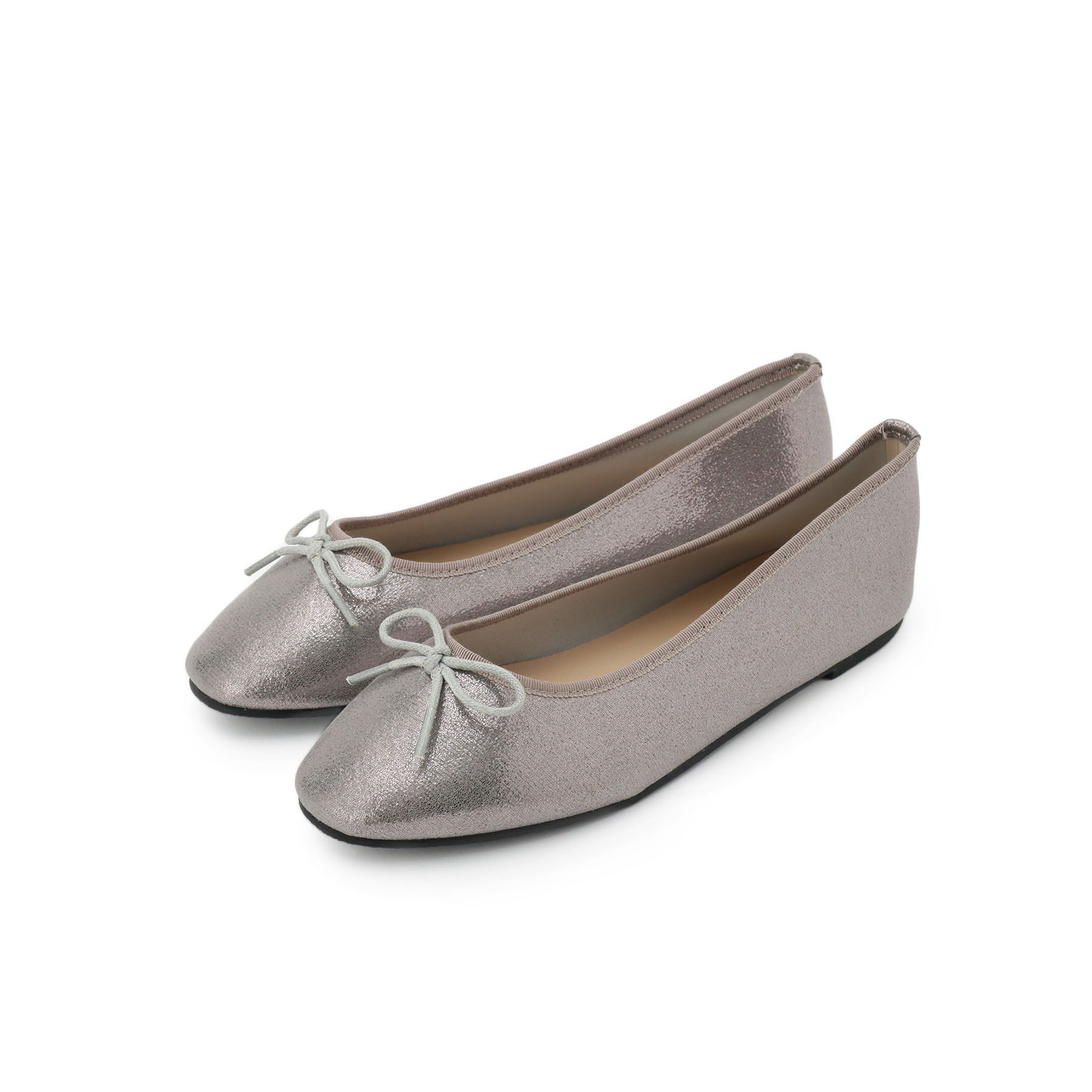 ITS&rsquo;DEMO「【6色展開】ラウンドフラットシューズ」|パンプス|ブロンズ(008)