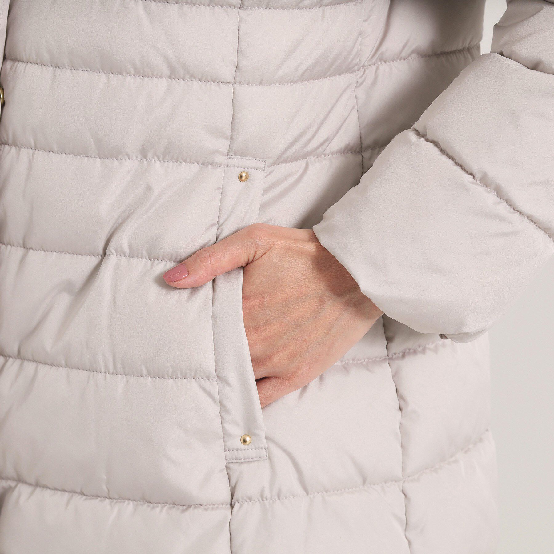 ITS&rsquo;DEMO「【撥水加工】中綿フードコート」|ダウン|