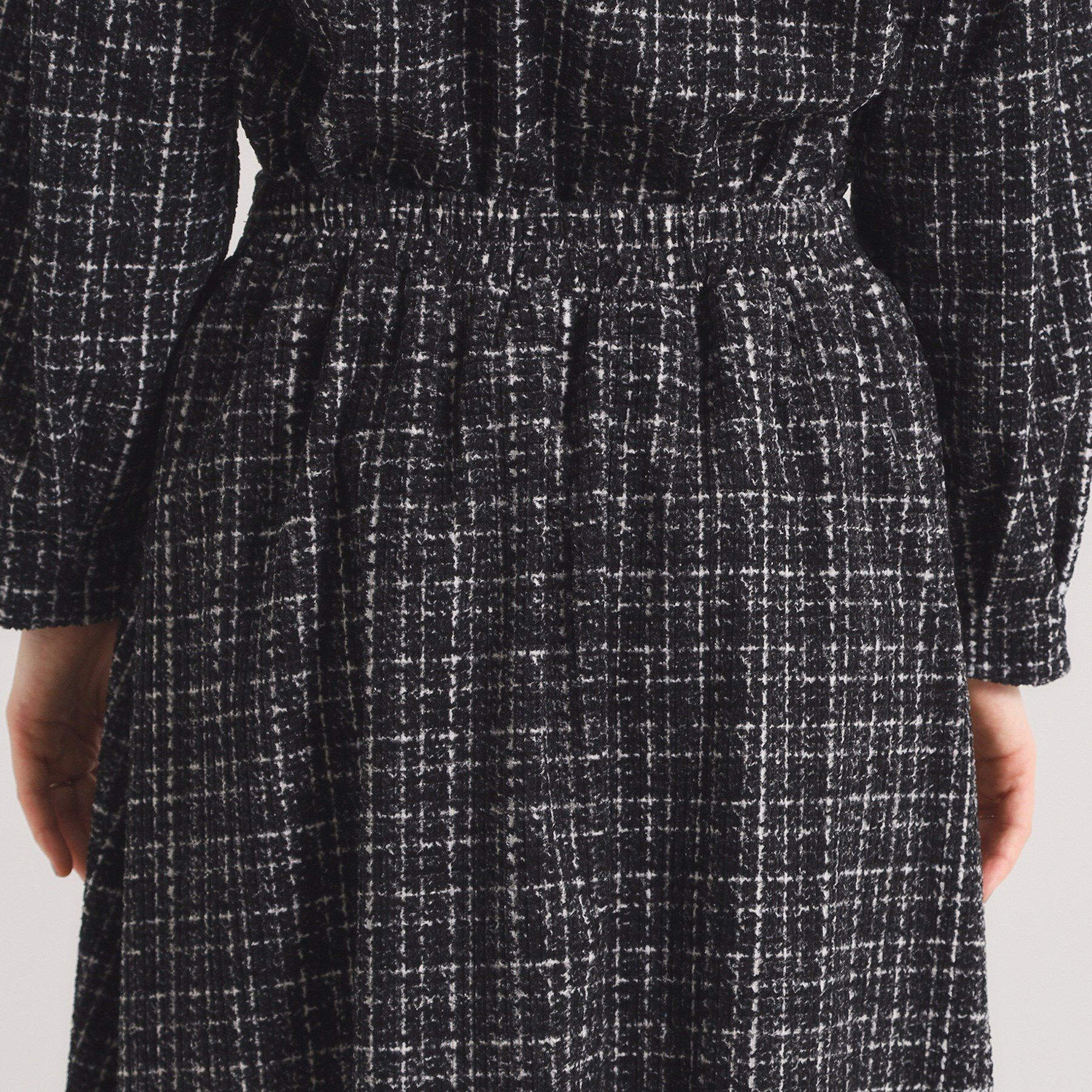 ITS&rsquo;DEMO「【手洗い可／セットアップ可】ツイード風プリントスカート」|スカート|