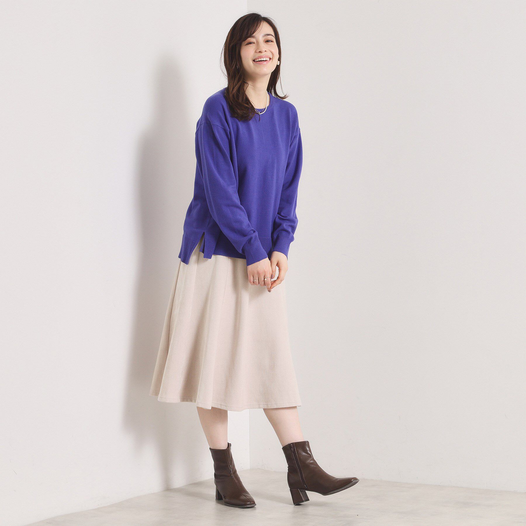 ITS&rsquo;DEMO「【手洗い可／セットアップ可】カットツイルスカート」|スカート|