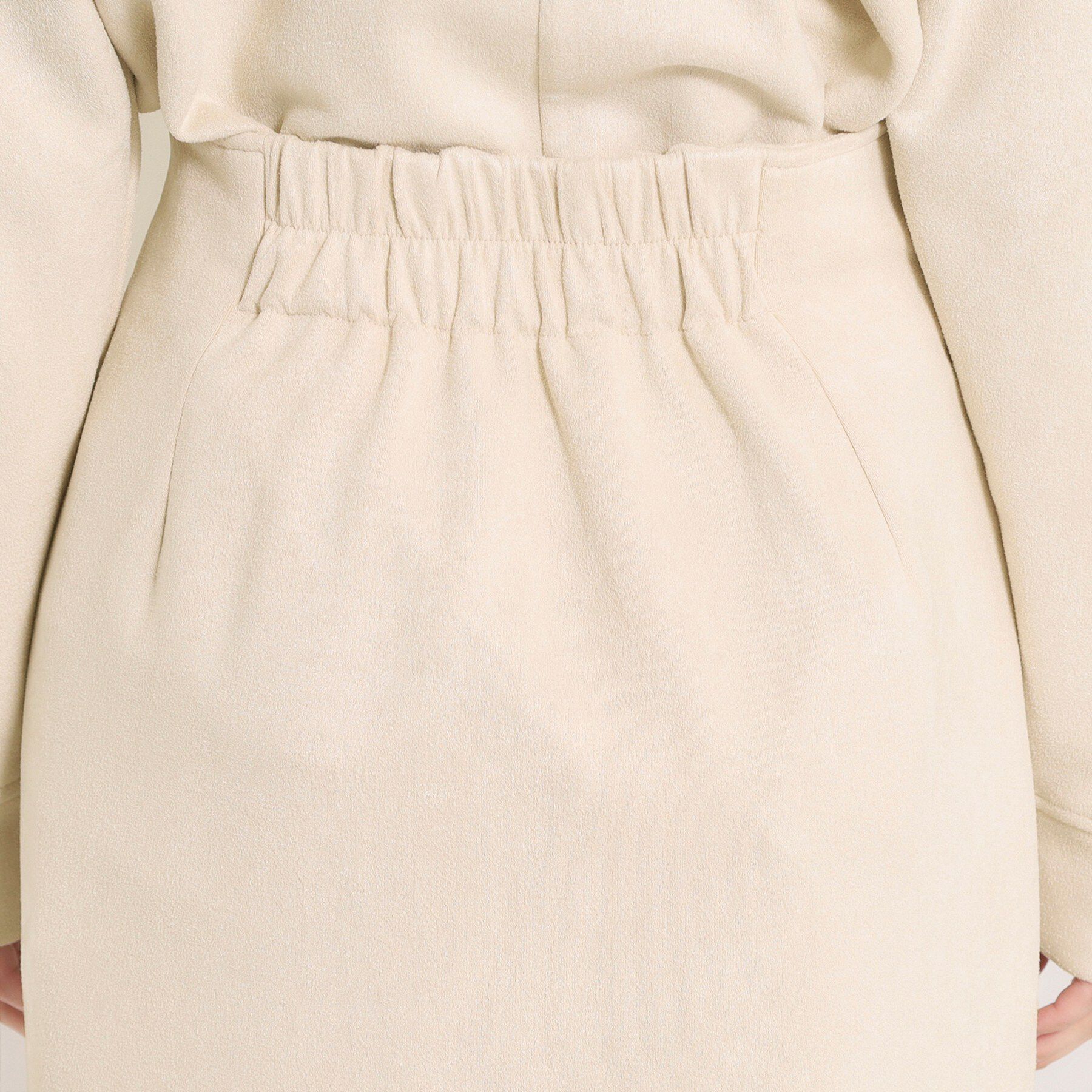 ITS&rsquo;DEMO「【セットアップ可／手洗い可】カットスエードスカート」|スカート|