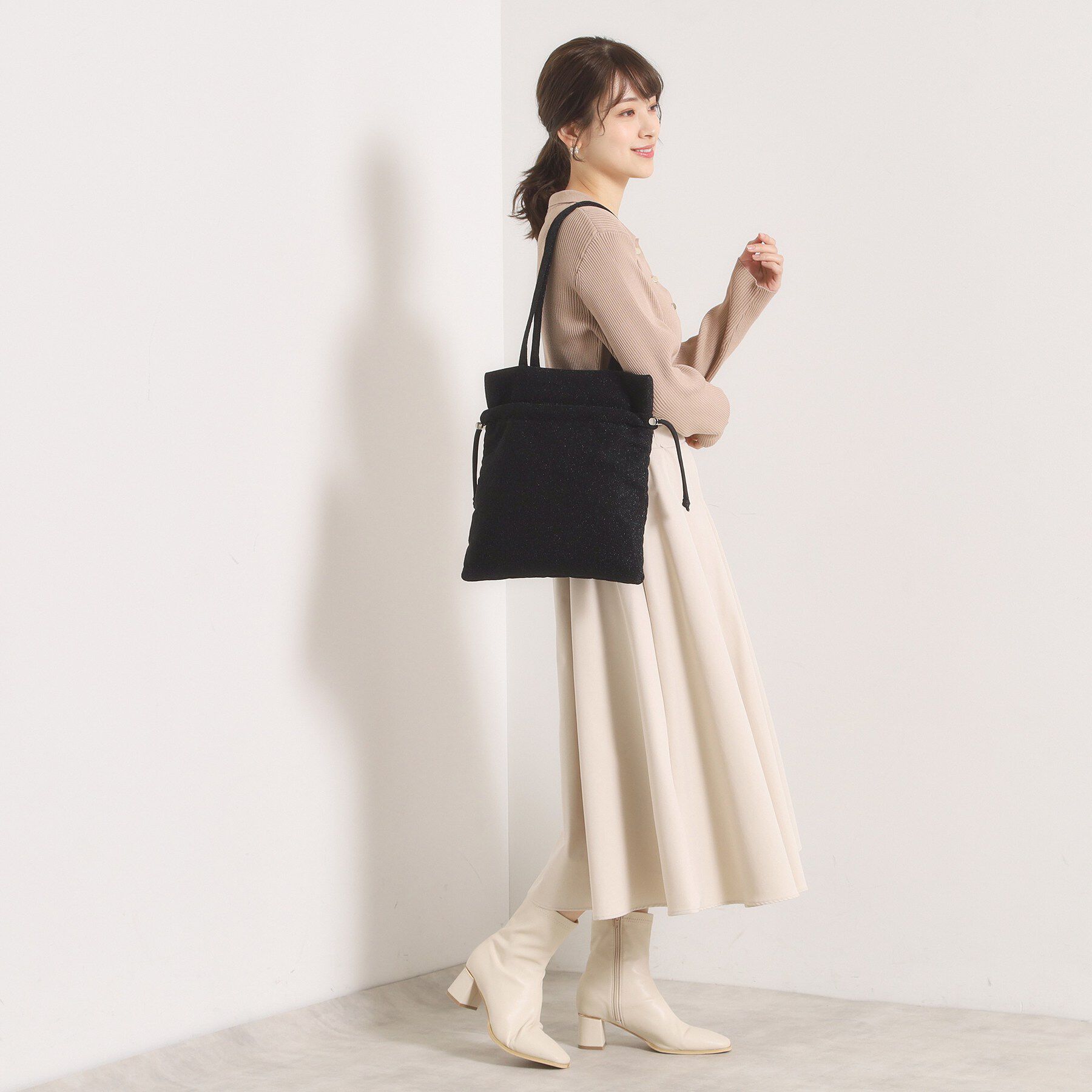 ITS&rsquo;DEMO「ラメドロストトート」|トートバッグ|