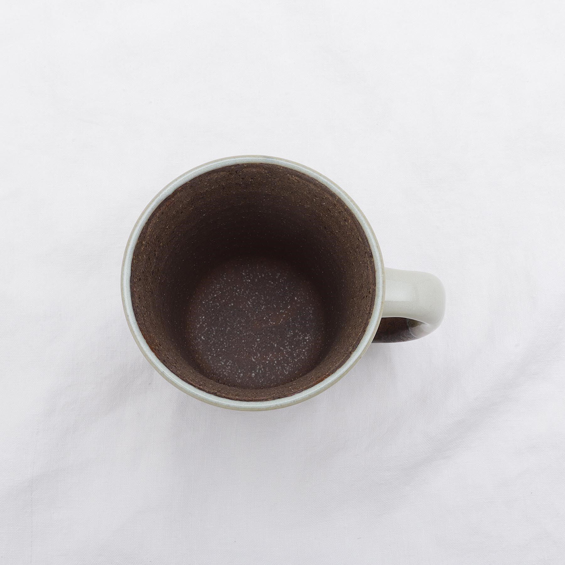 212 KITCHEN STORE「土の香り 泡立ちビアカップ ホワイト」|グラス・マグカップ|