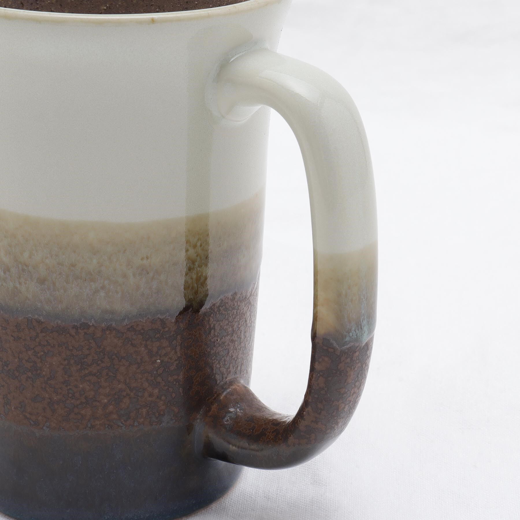 212 KITCHEN STORE「土の香り 泡立ちビアカップ ホワイト」|グラス・マグカップ|