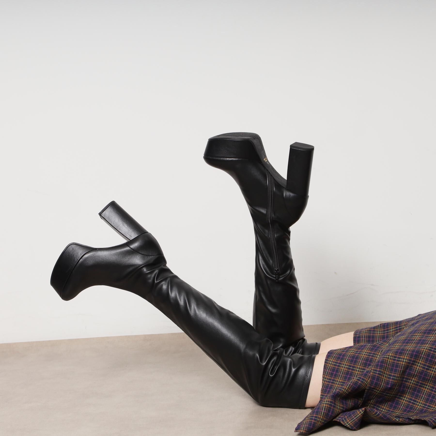 ESPERANZA「厚底ラク盛りニーハイブーツ」|ショートブーツ|