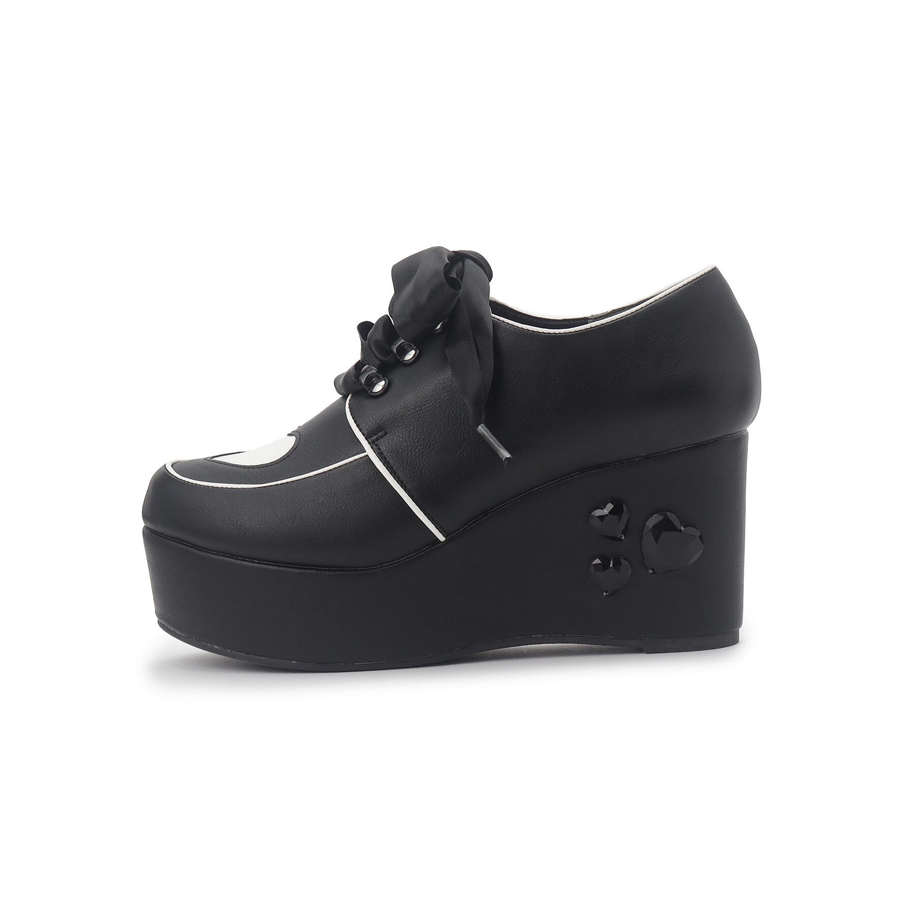 csT&P「厚底キラキラハート付きパンプス」|パンプス|