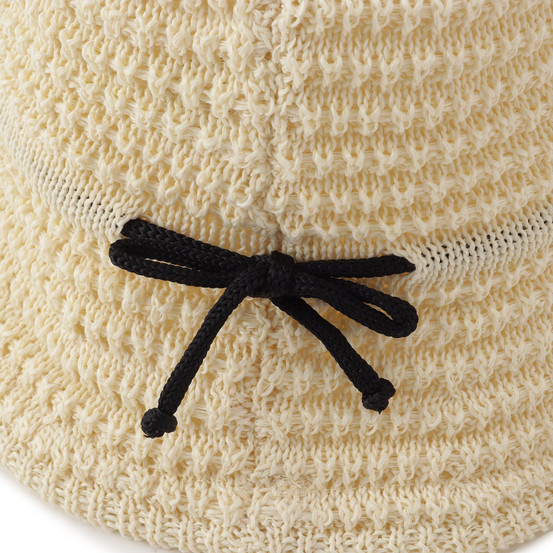 Grandedge「バックリボンニットハット」|ハット|