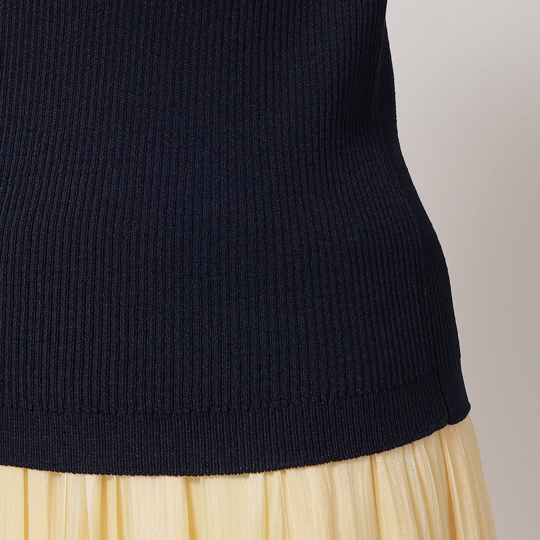 SunaUna「【接触冷感／アンサンブル可】パール調パーツ付きニット」|ニット・セーター|