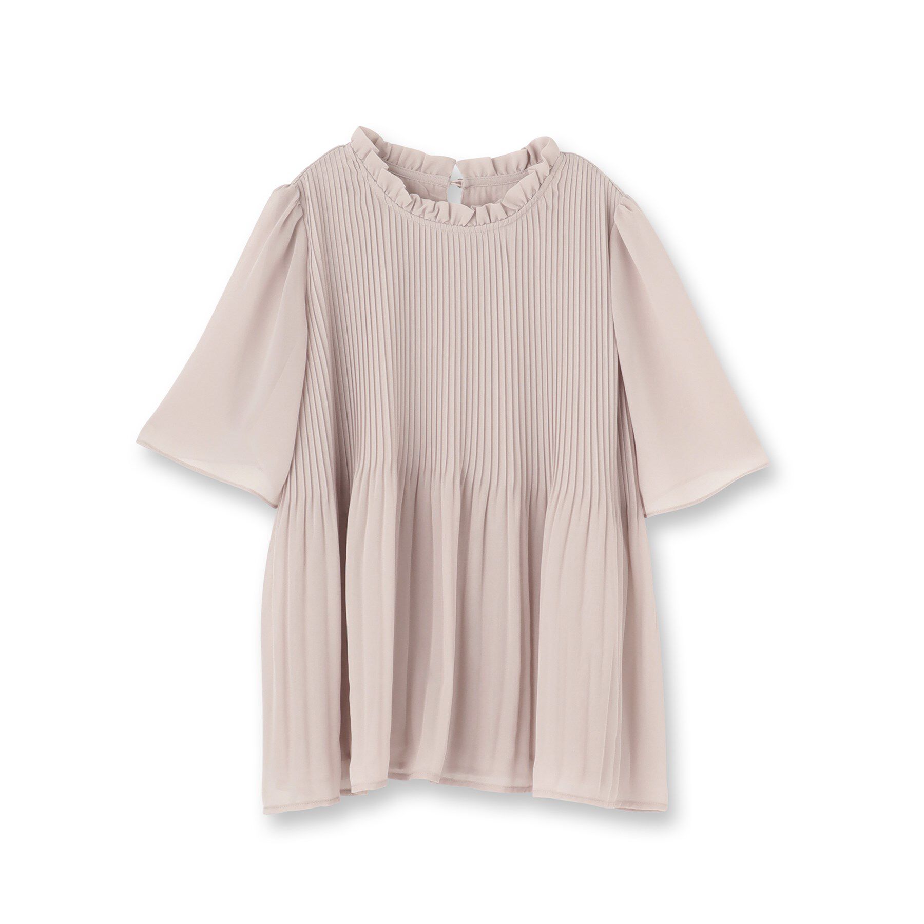 SunaUna「【プリーツ／フレアスリーブ】Aラインブラウス」|シャツ・ブラウス|