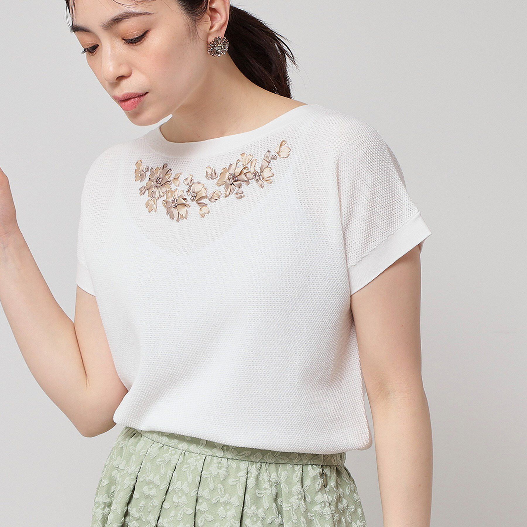 SunaUna「【SS～Lサイズ展開／手刺繍】クラフトニット」|ニット・セーター|