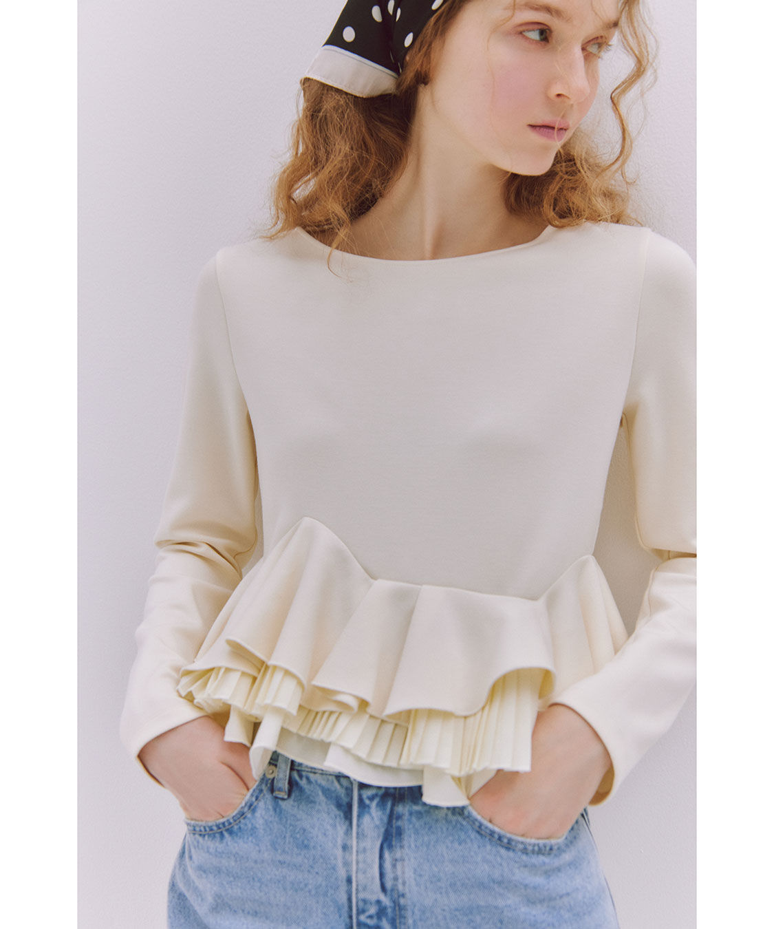 ランダムフリルペプラムトップス（COCO DEAL）｜ルミネのファッション