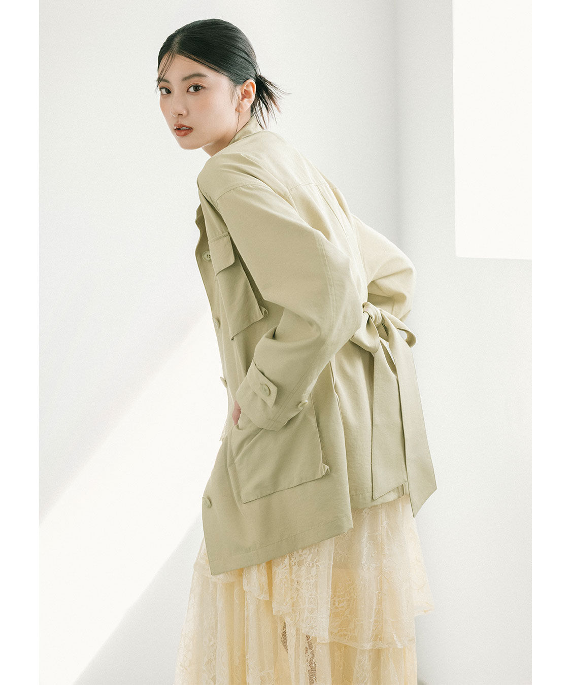 COCO DEAL「イレヘムティアードレーススカート」|スカート|