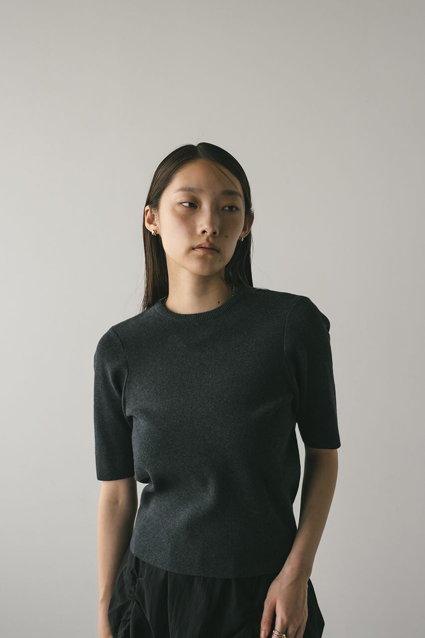 STYLEMIXER「フォルムスリーブニットT」|ニット・セーター|GRY