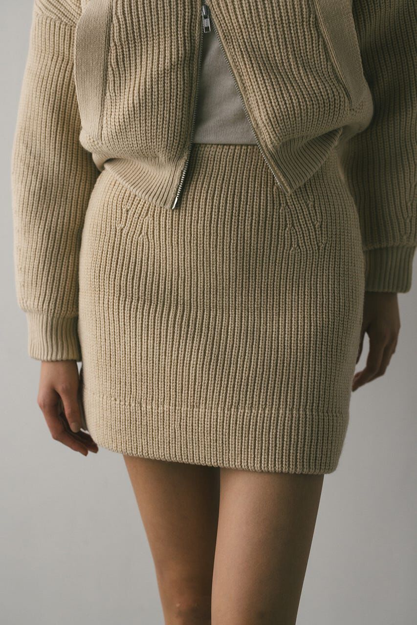 STYLEMIXER「ニットパッファーミニスカート」|スカート|IVOY3