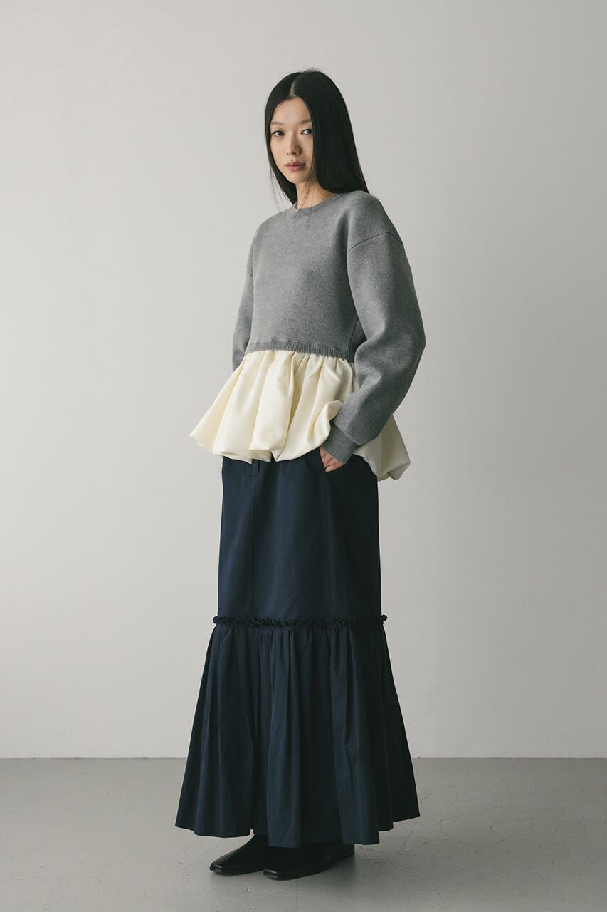 STYLEMIXER「ヘムバルーンニトトップ」|ニット・セーター|