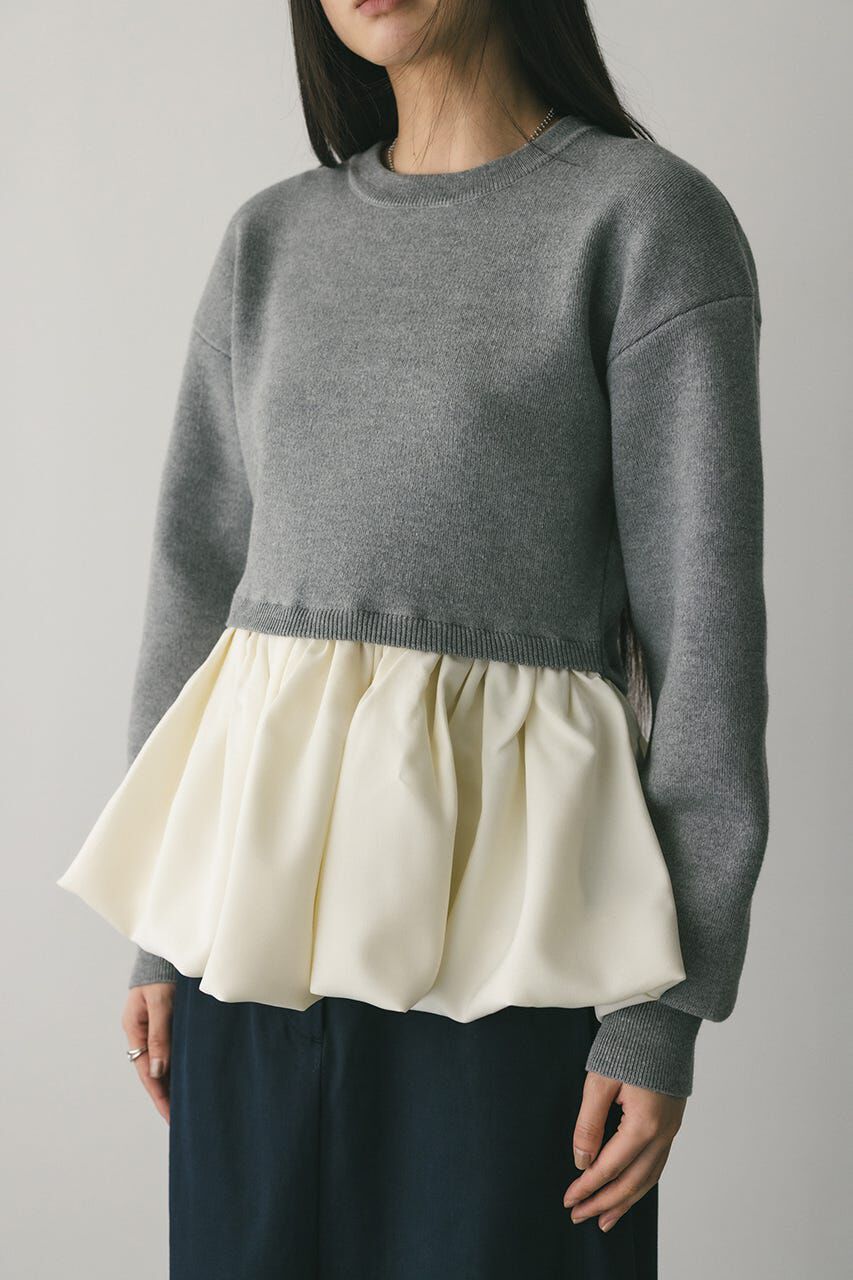 STYLEMIXER「ヘムバルーンニトトップ」|ニット・セーター|