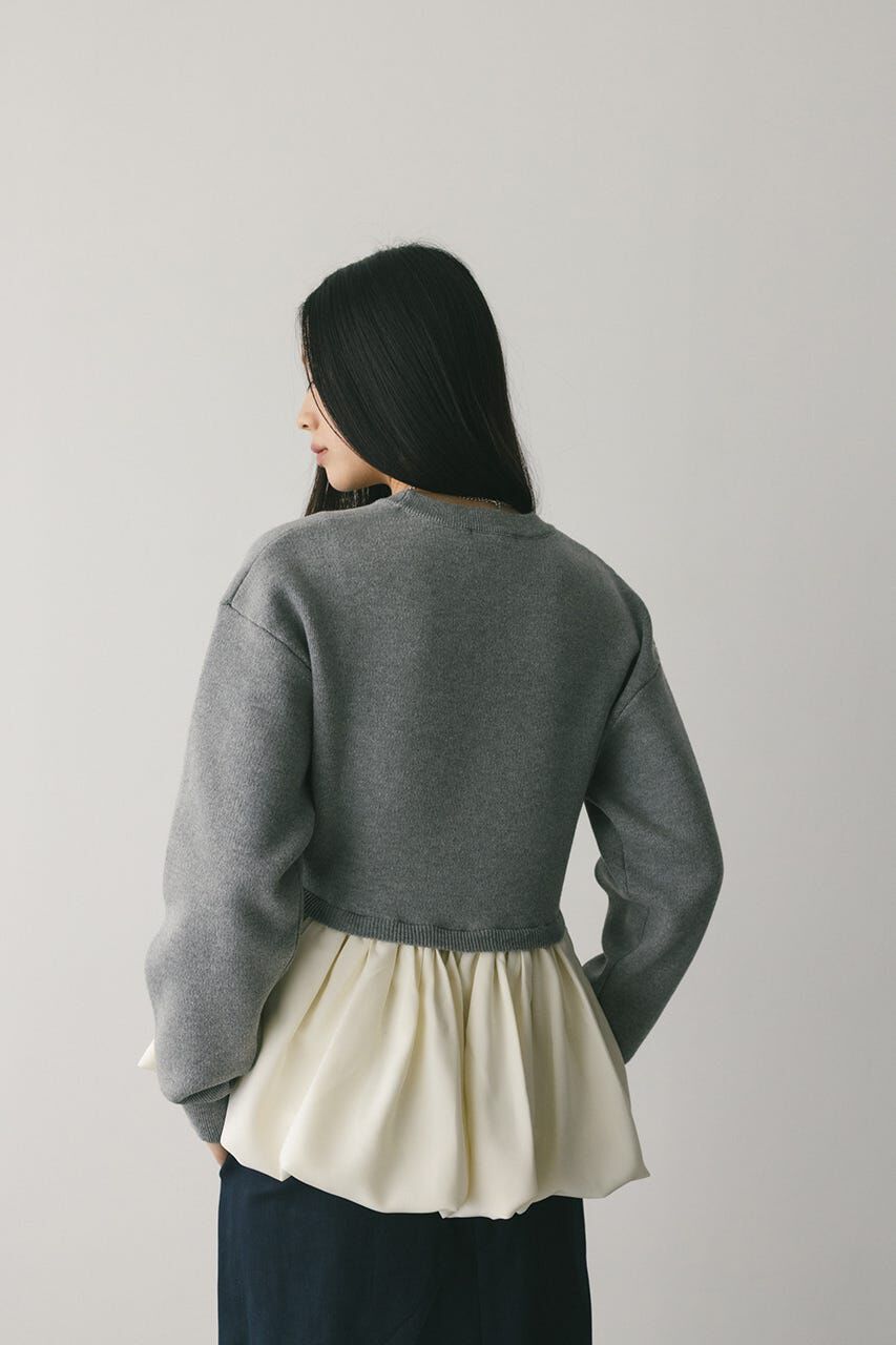 STYLEMIXER「ヘムバルーンニトトップ」|ニット・セーター|