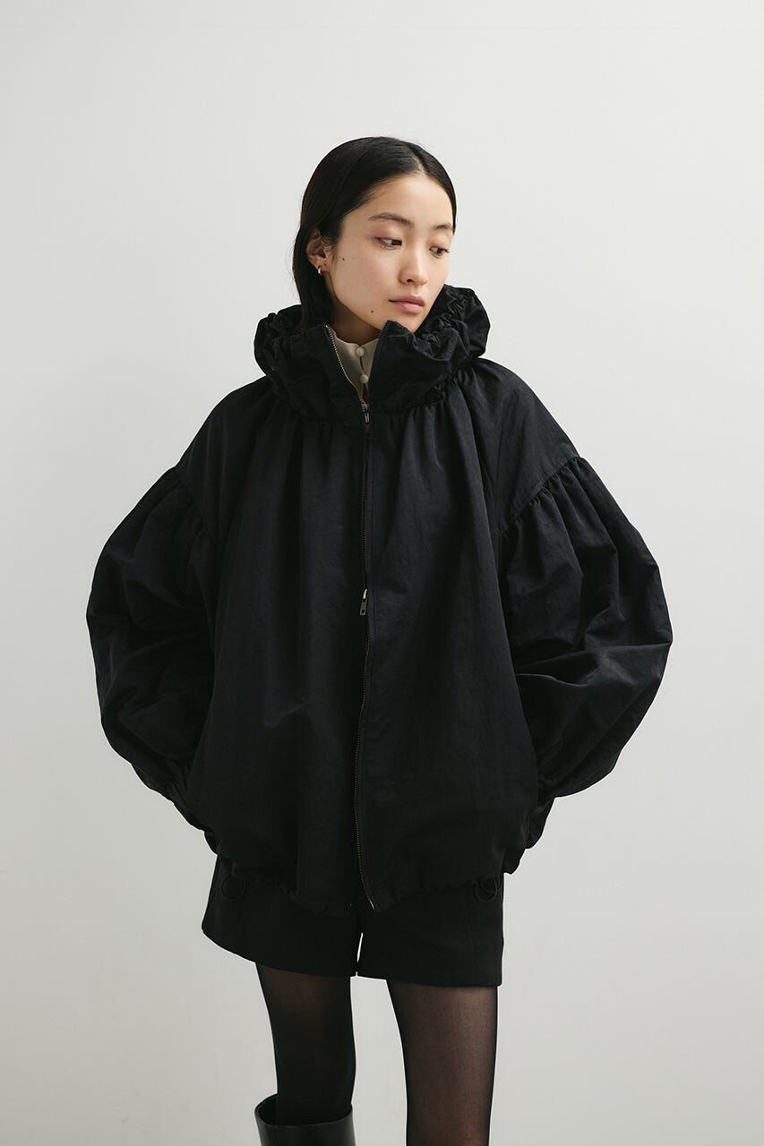 STYLEMIXER「ギャザーネックブルゾン」|ブルゾン・スタジャン|