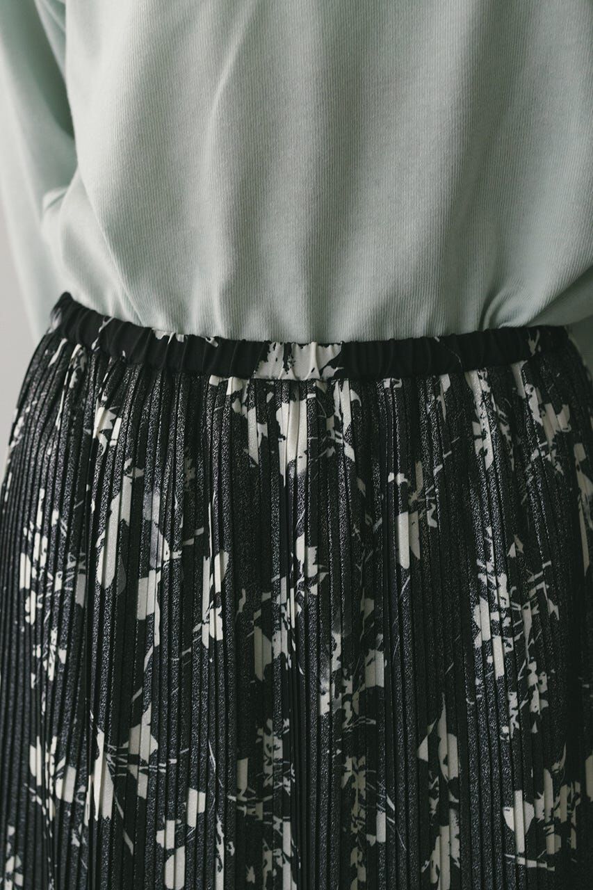 STYLEMIXER「フラワープリントプリーツスカート」|スカート|