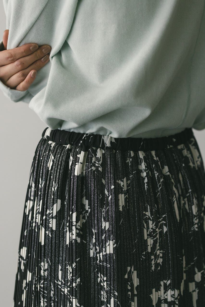 STYLEMIXER「フラワープリントプリーツスカート」|スカート|