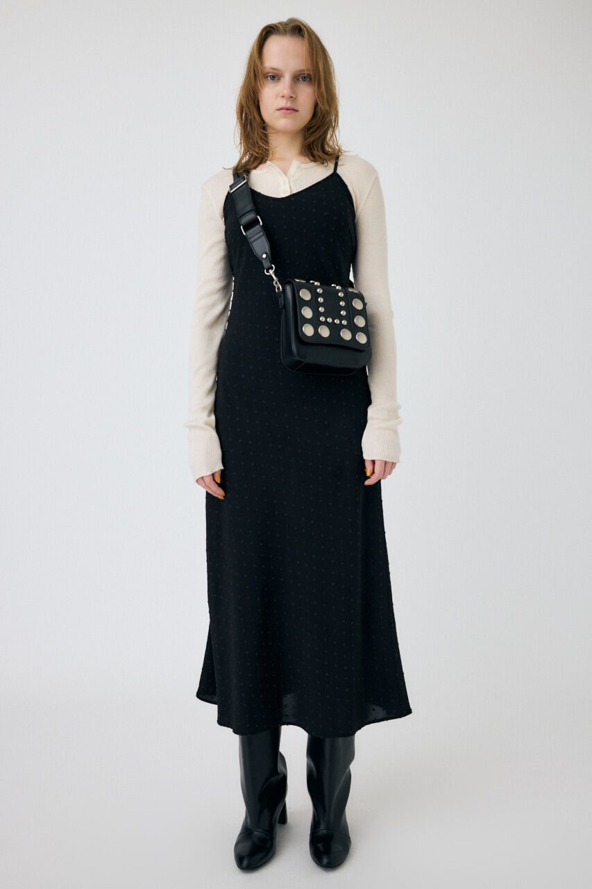 MOUSSY「DOBBY DOT キャミドレス」|ワンピース|