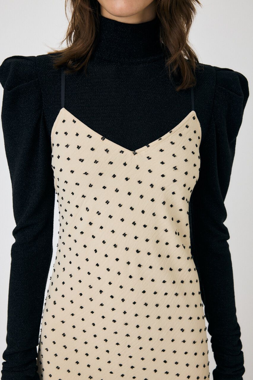 MOUSSY「DOBBY DOT キャミドレス」|ワンピース|