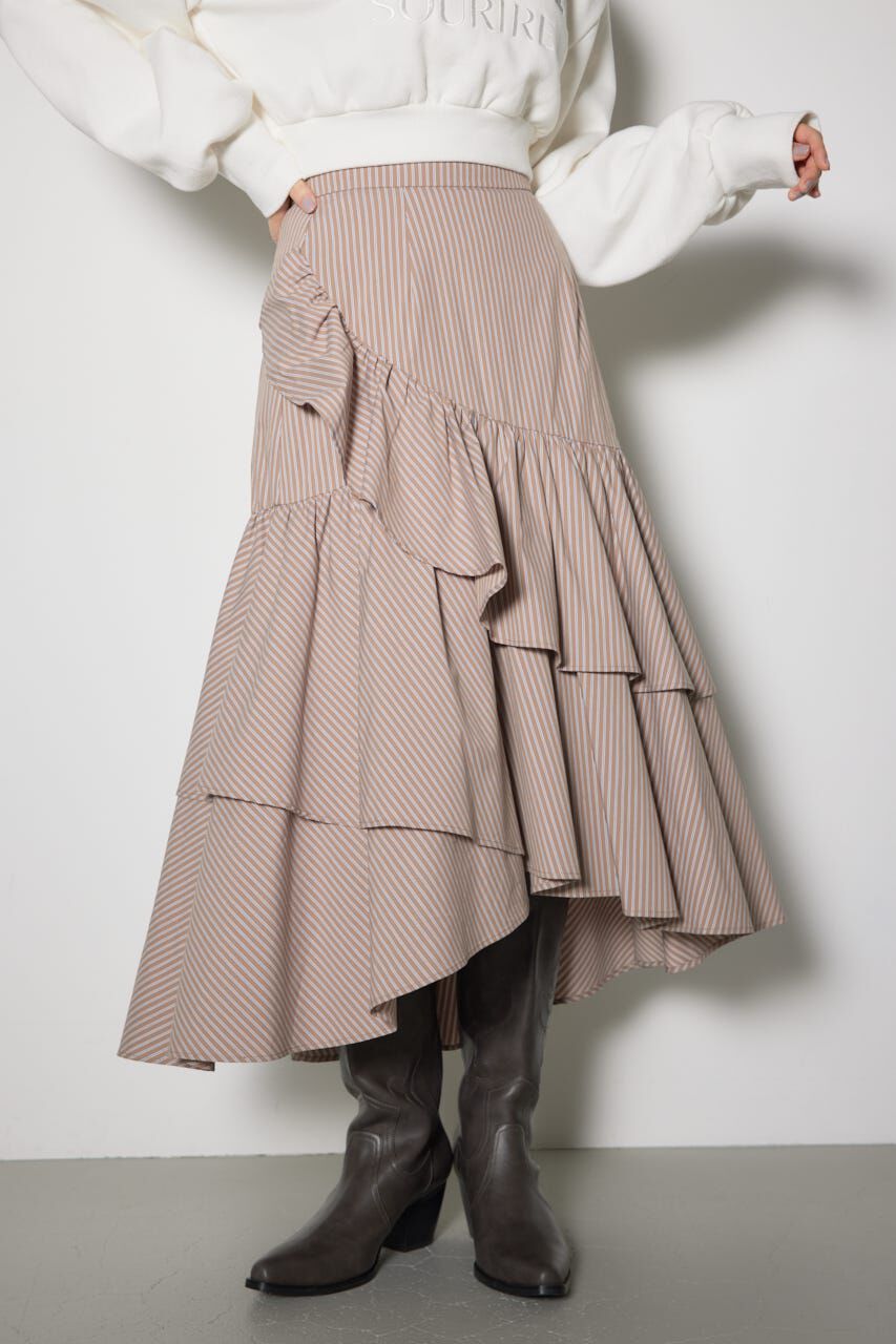 rienda「ボリュームティアードスカート」|スカート|