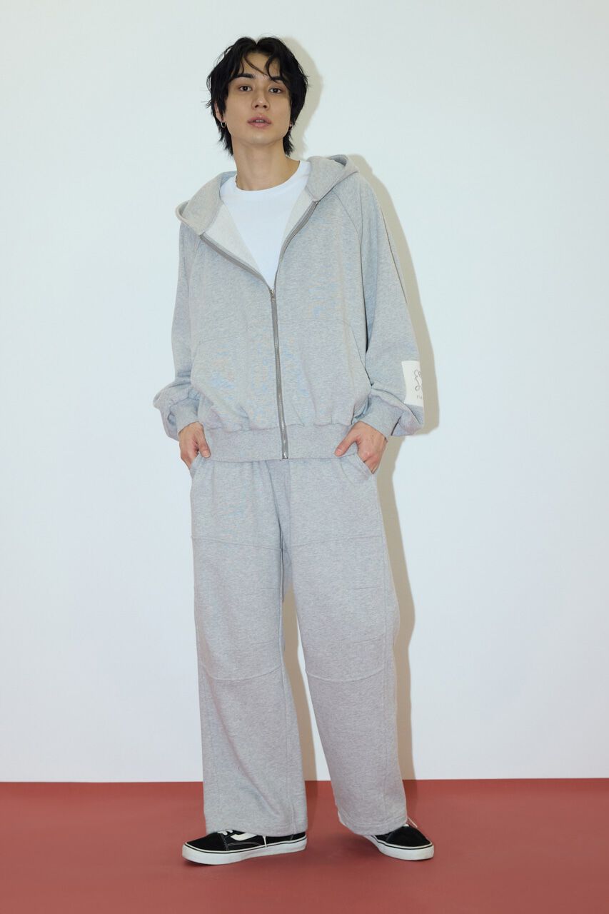 rienda「Rパッチ付きユニセックススウェットトップス」|Tシャツ・カットソー|