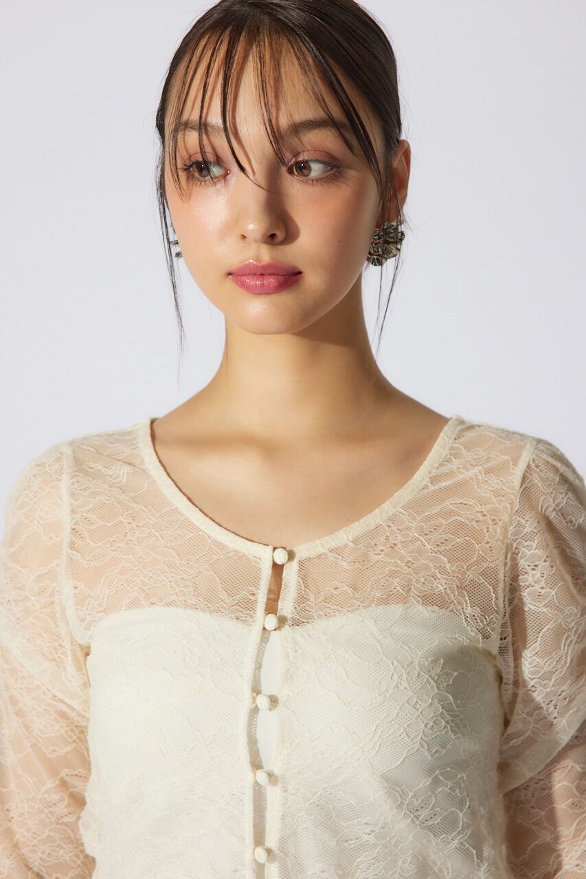 rienda「シアーレーストップス」|Tシャツ・カットソー|