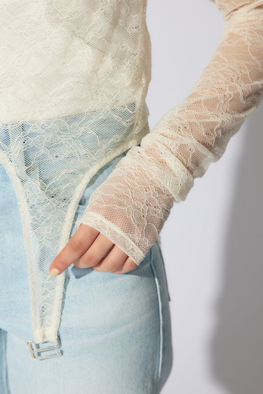 rienda「シアーレーストップス」|Tシャツ・カットソー|